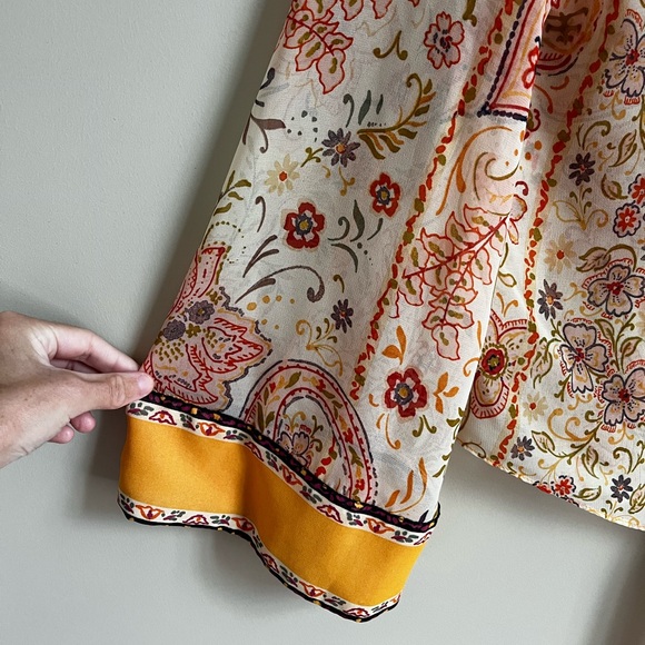 Zara Women’s Front Tie Blouse, Medium - Picture 5 of 8